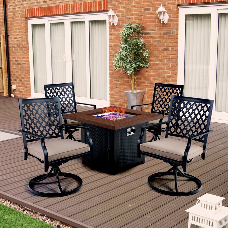 Wayfair patio best sale table set